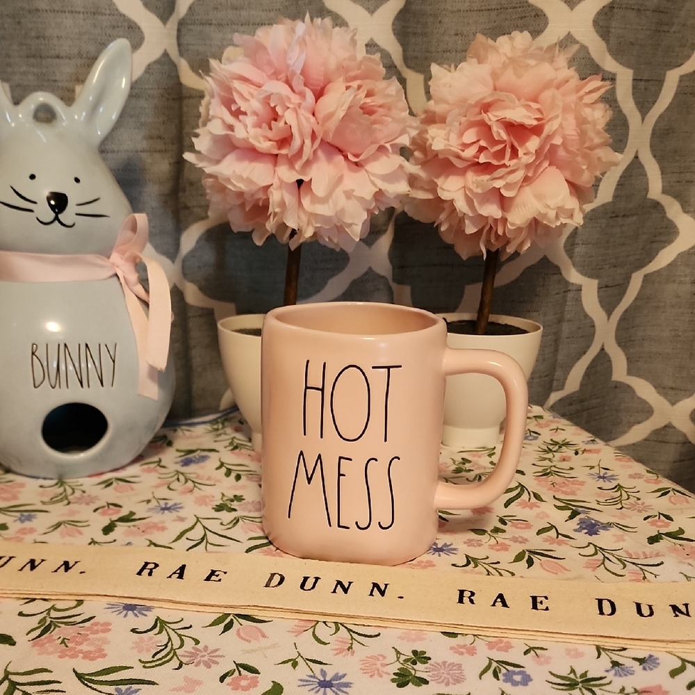 Rae Dunn Pink 'Hot Mess' Mug
